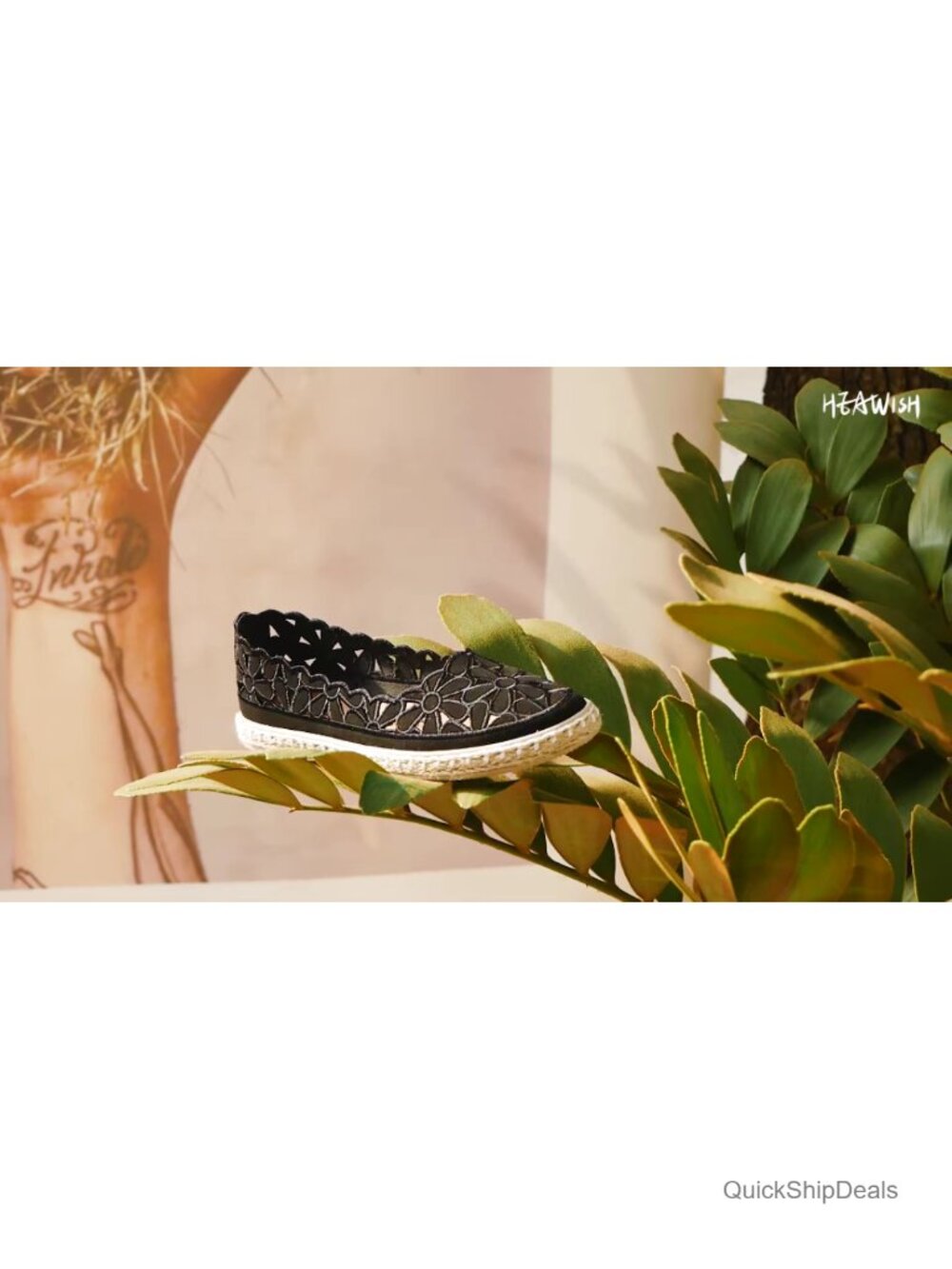 PU Leather Ballet Flats Espadrille Loafers Closed Toe Slip On Women's Summer - Picture 6 of 6